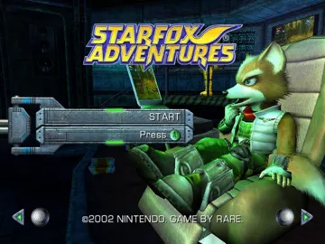 Star Fox Adventures (Player's Choice) screen shot title